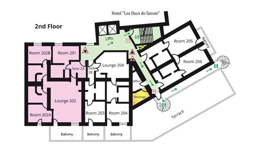 Chalet Hotel Le Savoie (Family) Val d’Isere Floor Plan 2